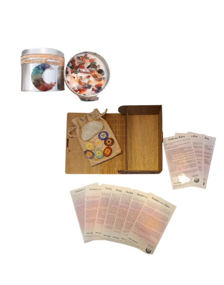 Coffret Méditation “Oracle des Chakras” Potion du Berry